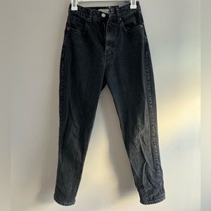ZARA MOM FIT Black Jeans EUR 36 USA 4 MEX 26